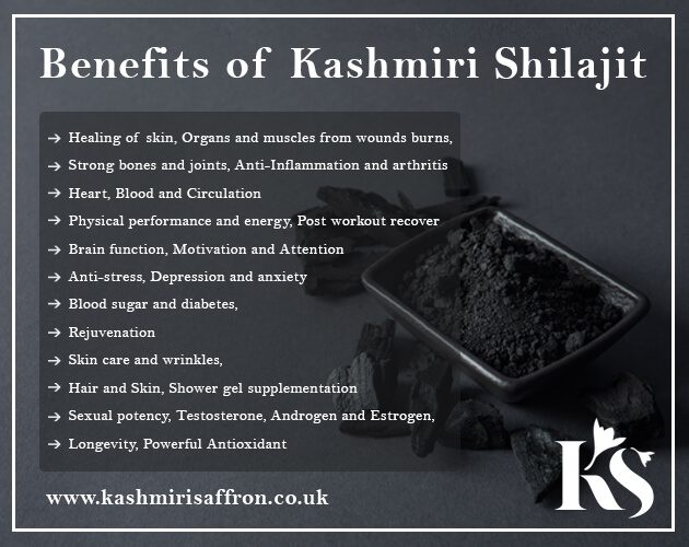 Benefits of Kashmiri Shilajit