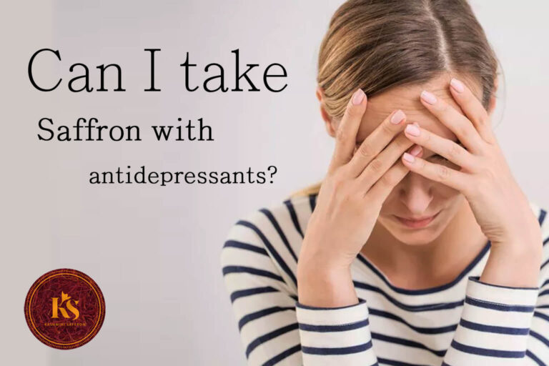 Can I take Saffron with Antidepressants?